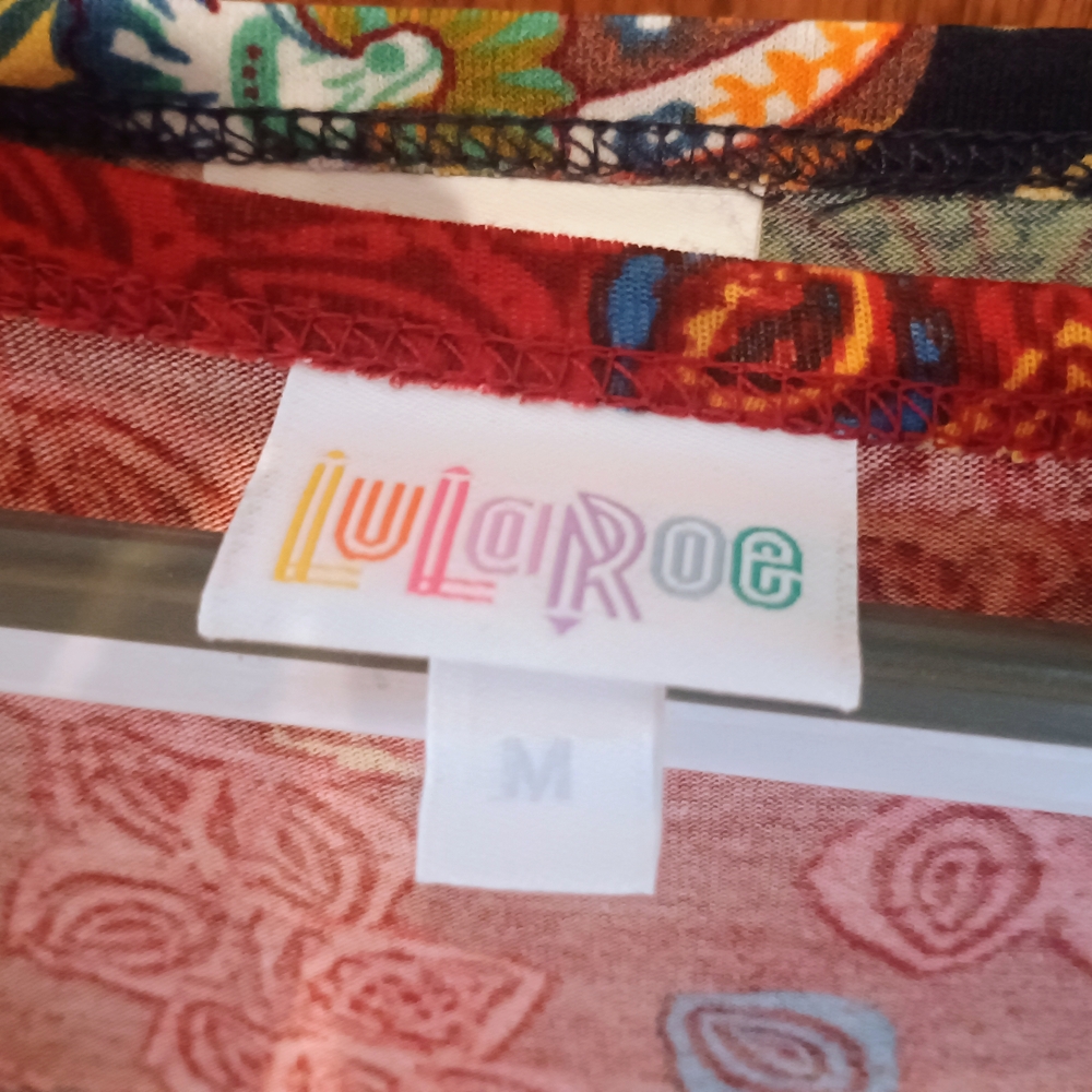 LuLaRoe Red "Nicole" Dress - Picture 6 of 6